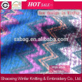 shaoxing winfar Textile Cheap Single Jersey Printed Polyester Spun 4 Way Stretch Knit Elastic Fabric